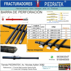 Barras de perforación