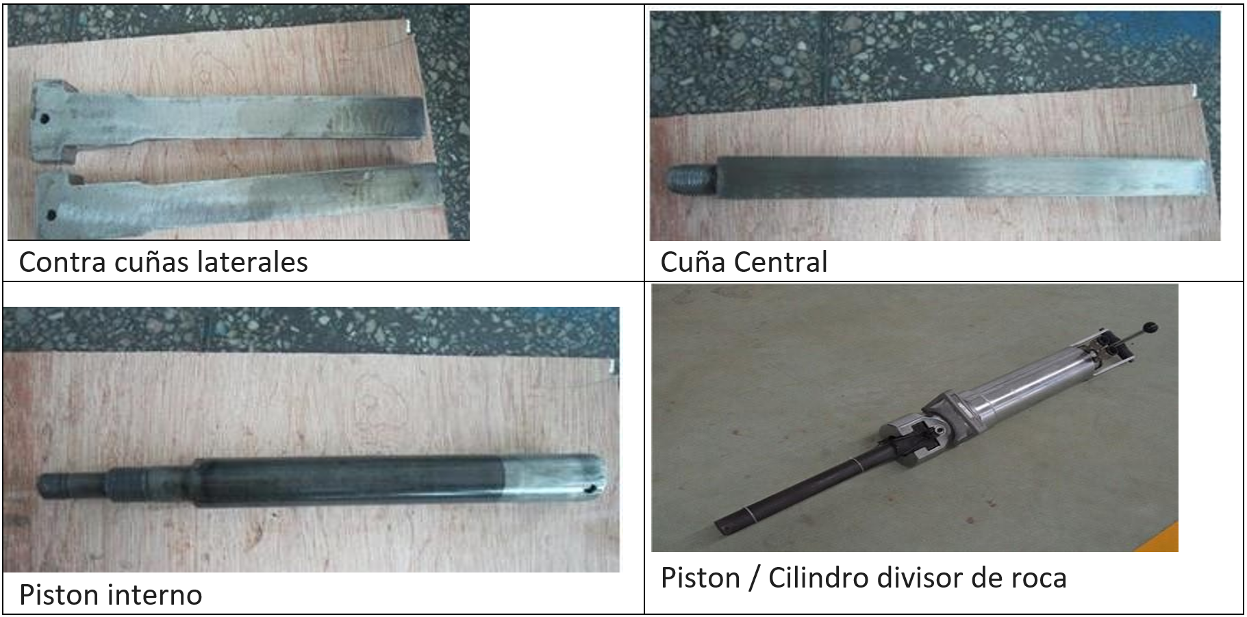 Piston / Cilindro divisor de roca