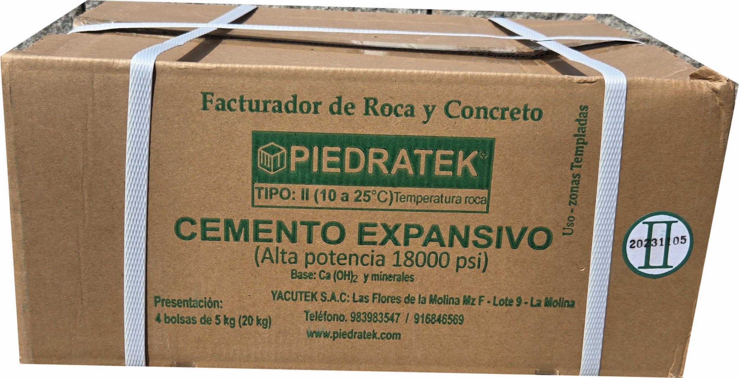 Cemento Expansivo Tipo II