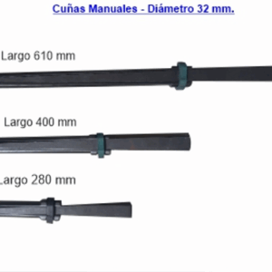 Cuña fracturador manual para piedra y concreto