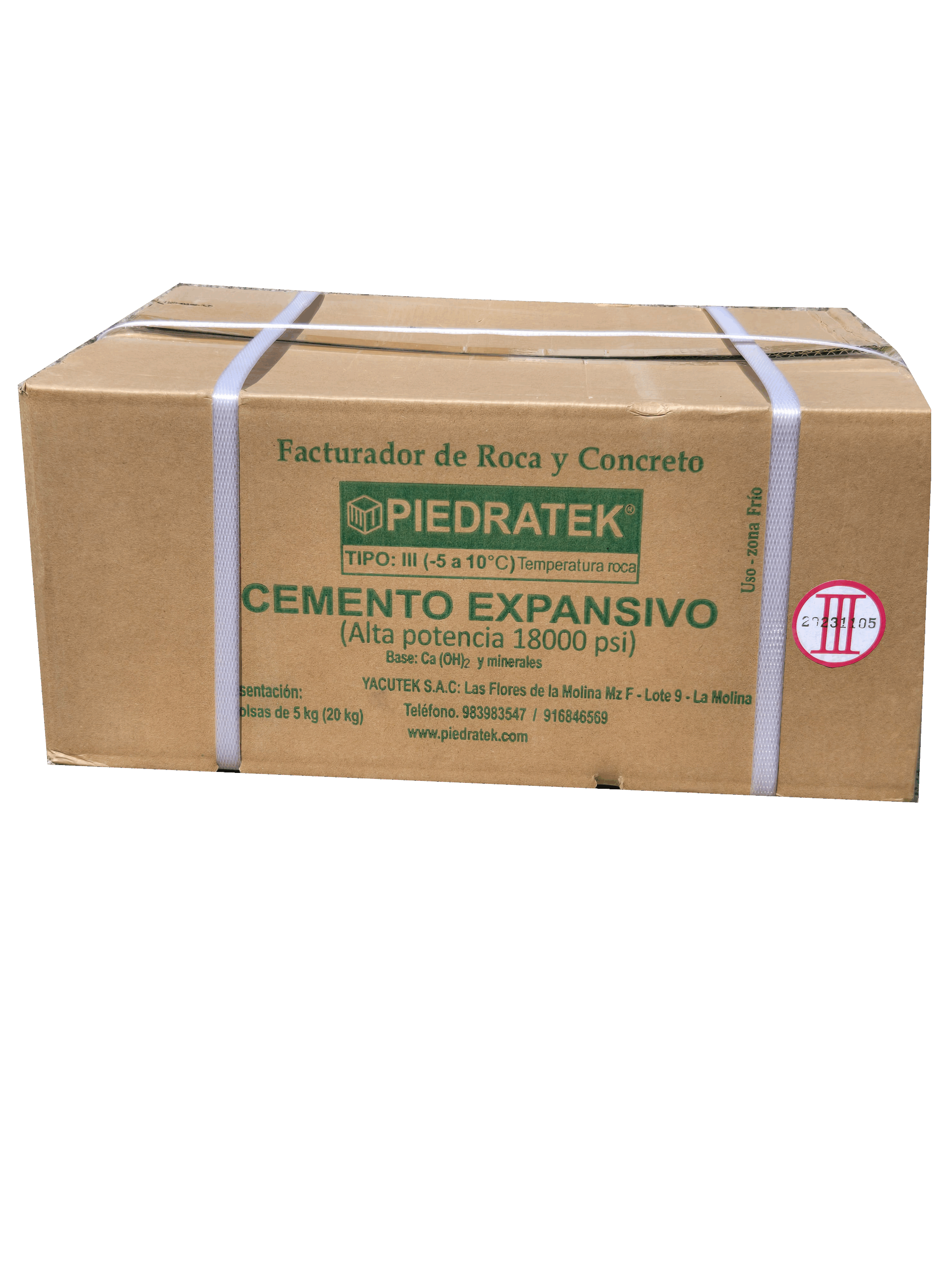 Cemento Expansivo Tipo III