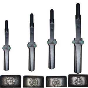 Cuñas para fracturador utilizado con maquina G10